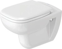 Duravit D-Code Wand WC Wei&szlig; Hochglanz 545 mm - 2570090000 2570090000