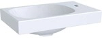 Geberit Acanto Handwaschbecken, asymmetrisch, 400x250mm mit Hahnloch rechts, ohne