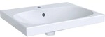 Geberit Acanto Waschtisch, 600x480mm mit Hahnloch, m. &Uuml;berlauf, weiss, KeraTect,