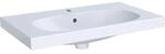 Geberit Acanto Waschtisch Compact, 750x420mm mit Hahnloch, m. &Uuml;berlauf, weiss,