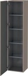 Duravit L-Cube Hochschrank Basalt Matt 400x363x1760 mm - LC1180L4343 LC1180L4343
