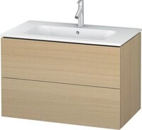 Duravit L-Cube Waschtischunterbau wandh&auml;ngend Mediterrane Eiche Matt 820x481x550 mm