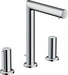 Hansgrohe 3-Loch Waschtischarmatur 200 Axor Uno Zerogriff chrom, 45133000 , 45133000
