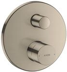 Hansgrohe Wannenmischer Unterputz Axor Uno F-Set Zerogriff Brushed Nickel