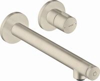 Hansgrohe Waschtischmischer Unterputz Axor Uno Select FS Brushed Nickel langer