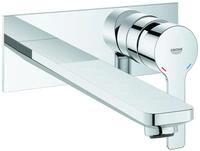 Grohe 2-Loch-WT-Wandbatterie Lineare 23444 Fertigmontageset chrom, 23444001 23444001