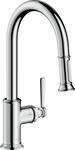 Hansgrohe Sp&uuml;ltischmischer Axor Montreux chrom mit Ausziehbrause, 16581000...