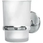 Fackelmann VISION Glas mit Halter 7x9,5x11,5 cm, 86763 86763