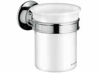 Hansgrohe 42134000, Hansgrohe Zahnglas Axor Montreux chrom mit Halter, 42134000