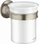 Hansgrohe Zahnglas Axor Montreux brushed nickel mit Halter, 42134820 42134820