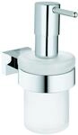 Grohe Seifenspender mit Halter Essentials Cube 40756 chrom, 40756001 40756001