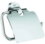Grohe WC-Papierhalter Essentials 40367 Metall mit Deckel chrom, 40367001 40367001