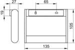 Keuco Toilettenpapierhalter Plan 14961, 14961010000