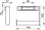 Keuco Toilettenpapierhalter Plan14962, 14962010000