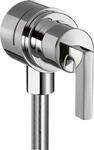 Hansgrohe Fixfit Stop Wandabsperrventil Axor Citterio chrom mit Hebelgriffen,