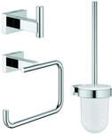 Grohe WC-Set 3in1 Essentials Cube 40757 chrom, 40757001 40757001