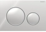 Geberit Bet&auml;tigungsplatte Sigma20, f&uuml;r 2-Mengen-Sp&uuml;lung glanzchrom / mattchr /
