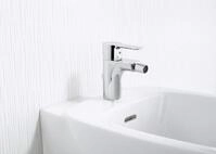 Hansa Einhand-Einlochbatterie f&uuml;r Sitzwaschbecken Hansaligna 0606 verchromt 6063203