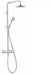 Kludi LOGO Thermostat Dual Shower System, Kopfbrause 200mm chrom, 6809205-00