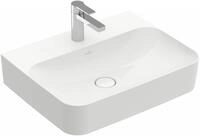 Villeroy & Boch Waschtisch Finion 4168 600x470mm mittl HL dgest verd &Uuml;L eck geschl