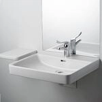 LAUFEN Waschtisch, Pro Liberty, 600x550, 1 Hahnloch mittig, mit &Uuml;berlauf,...