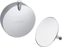 Hansgrohe Ab-u.&Uuml;berlaufgarnitur Flexaplus S F-Set (Griff u.Stopfen) chrom, 58186000