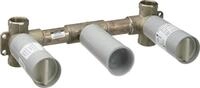 Hansgrohe 3-Loch Waschtischarmatur Axor Grundk&ouml;rper Wandversion, 10303180 10303180