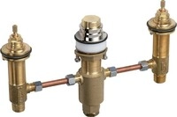 Hansgrohe 3-Loch Wannenarmatur Grundk&ouml;rper f&uuml;r Wannenrandmontage, 13233180 13233180