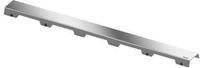 Tece drainline Designrost " "steel II " ", Edelstahl geb&uuml;rstet, 800 mm, 600883