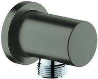 GROHE Wandanschlussbogen Rainshower 27057 DN 15 hard graphite geb&uuml;rstet, 27057AL0
