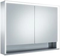 Keuco Spiegelschrank Royal Lumos 14304, Wandvorb.,silber-eloxiert,1000x735x165mm,