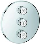 Grohe 3-fach Unterputzventil Grohtherm SmartControl 29122 rund FMS chrom, 29122000