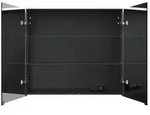 Burgbad Spiegelschrank Eqio 800x900x170 Grau Hochglanz, SPGS090F2010...