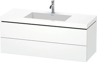 Duravit L-Cube c-bonded Set wandh&auml;ngend Wei&szlig; Matt 1200x480x500 mm -...
