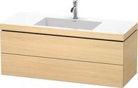 Duravit L-Cube c-bonded Set wandh&auml;ngend Mediterrane Eiche Matt 1200x480x500 mm...
