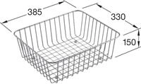 Villeroy & Boch Zubeh&ouml;r Drahtkorb 834100 Edelstahl, 834100K1 834100K1