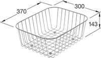Villeroy & Boch Zubeh&ouml;r Drahtkorb 985000 Edelstahl, 985000K1 985000K1
