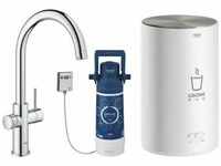 Grohe 30083001, Grohe Armatur und Boiler Red Duo 30083 M-Size C-Auslauf chrom,