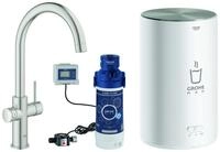 Grohe Armatur und Boiler Red Duo 30083 M-Size C-Auslauf supersteel, 30083DC1 30083DC1