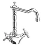 Herzbach Anais Classic Sp&uuml;ltischarmatur, chrom-Gold, 32.471000.2.02...