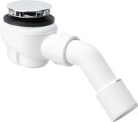 Viega Ablaufgarnitur Domoplex 6928 in 75mm x DN40/50 Kunststoff verchromt 126582