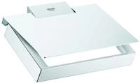 Grohe WC-Papierhalter Selection Cube 40781 Metall mit Deckel chrom, 40781000 40781000