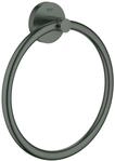 GROHE Handtuchring Essentials 40365 hard graphite geb&uuml;rstet, 40365AL1 40365AL1