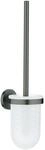 GROHE Toilettenb&uuml;rstengarnitur Essentials 40374 hard graphite geb&uuml;rstet, 40374AL1