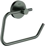GROHE WC-Papierhalter Essentials 40689 ohne Deckel hard graphite geb&uuml;rstet, 40689AL1