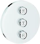 GROHE 3-fach Unterputzventil Grohtherm SmartControl 29152 rund FMS moon white,