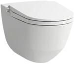 LAUFEN Dusch-WC, Cleanet Riva, Tiefsp&uuml;ler, 355x600 m, sp&uuml;lrandlos, wei&szlig; matt...