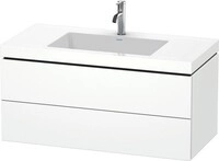 Duravit L-Cube c-bonded Set wandh&auml;ngend Wei&szlig; Matt 1000x480x500 mm - LC6928O1818