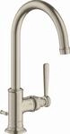 Hansgrohe Waschtischmischer 210 Axor Montreux brushed nickel, 16517820 , 16517820