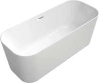 Villeroy & Boch Badewanne Finion Design-Ring Emotion-Funktion verchromt White Alpin,